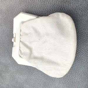 Source Unknown White Clutch Bag